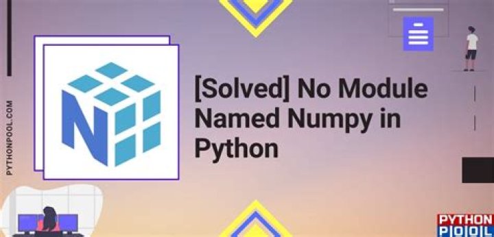 no module named numpy error in python 3