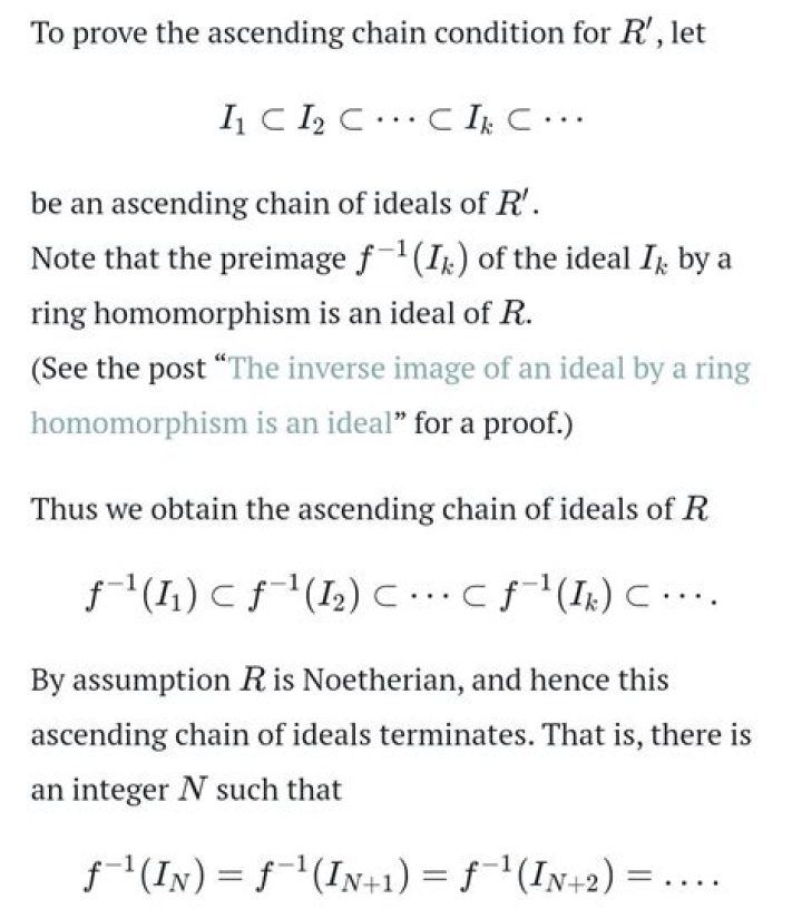 Noetherian ring not descending chain condition