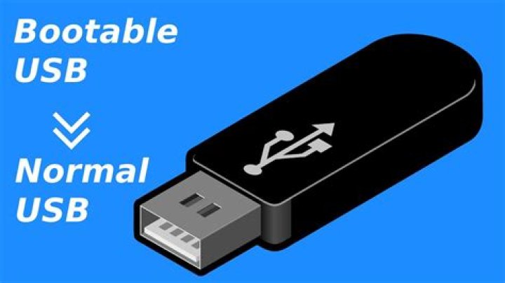 Normal USB Stick from Bootable USB