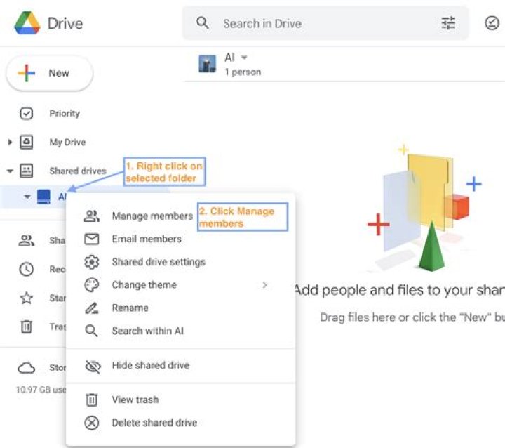 Not able to view Google Shared drives in Files