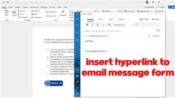 Outlook: How to copy a hyperlink embedded in email?