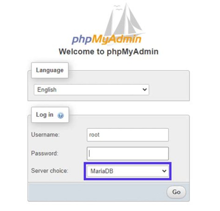 phpmyadmin cannot log into MariaDB