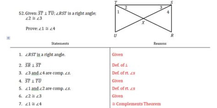 Prove $\angle1\cong\angle4$