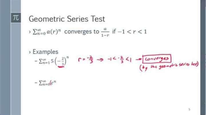Proving convergence of geometric series by induction