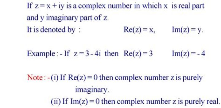 Proving imaginary number lies parallel to the real axis.