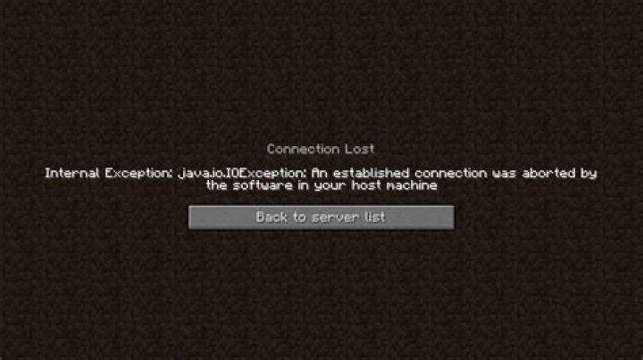 "Proxy lost connection to the server" error when attempting to connect to server