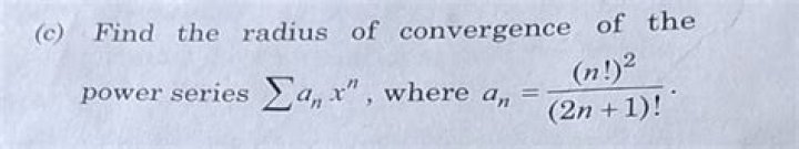 R and $\rho$ when calculating the interval of convergence of a power series