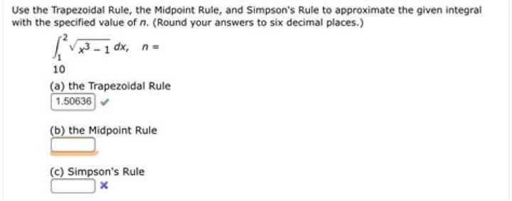 Relation between Simpson's Rule, Trapezoid Rule and Midpoint Rule