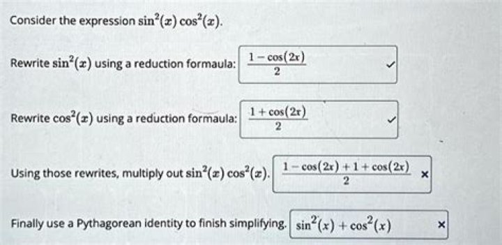 Rewriting $\sin(2\cos^{-1}{(x/3)})$ as a fraction?