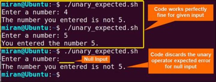 Script error: –le: binary operator expected