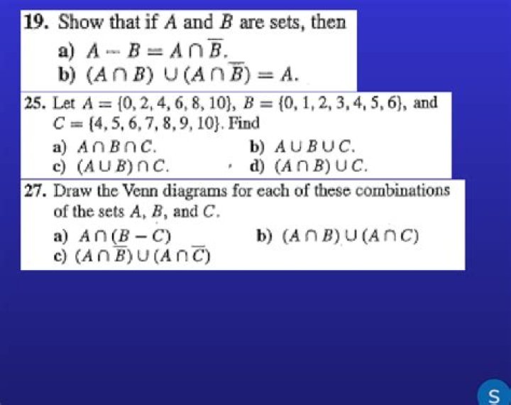 Show that if $A$ and $B$ are sets, then $(A\cap B) \cup (A\cap \overline{B})=A$.