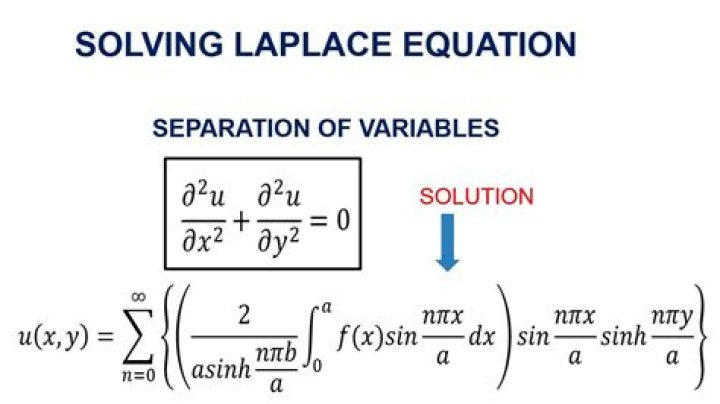 Solution to Laplace equation
