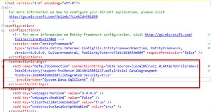 SQL server connection string