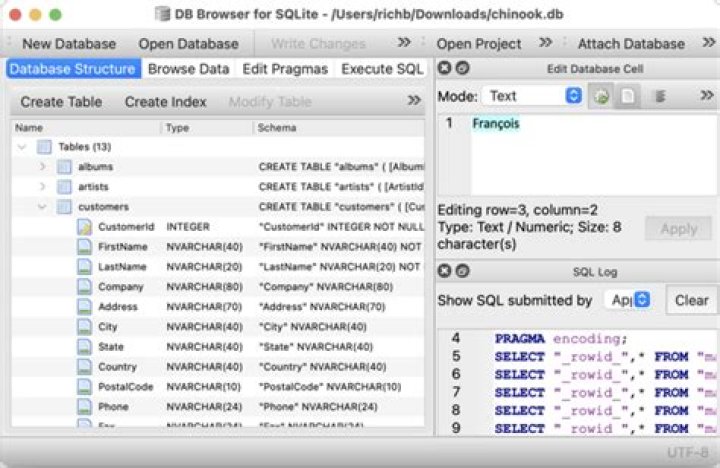 Sqlite, DB clients & BLOB's: Practical DB Use