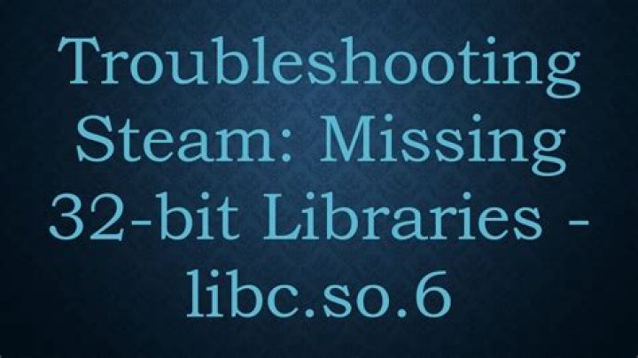 Steam missing the following 32-bit libraries : libc.so.6 [duplicate]