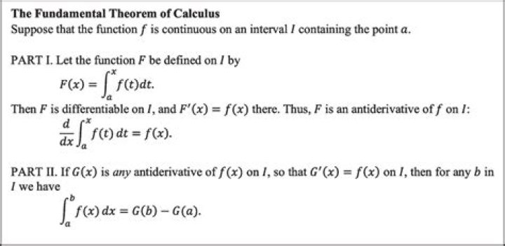 The Main Theorems of Calculus