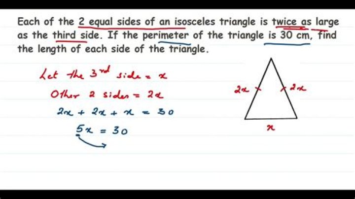 Triangle - length of the sides - proof