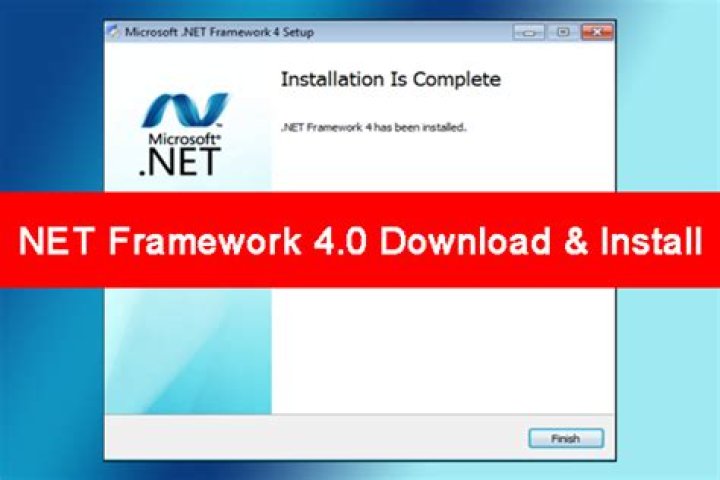 Trying to install a software - get message "Microsoft .NET 4.0 Framework was successfully downloaded from the internet" only instead