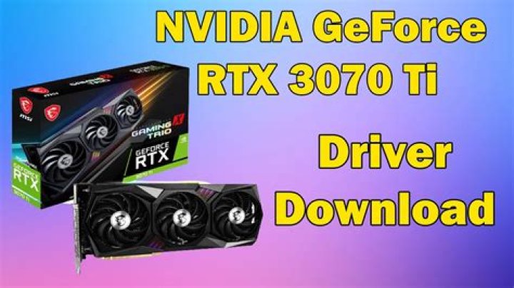 Trying to install rtx 3070 driver