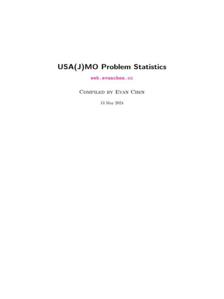 USAMO 2011 problem #5