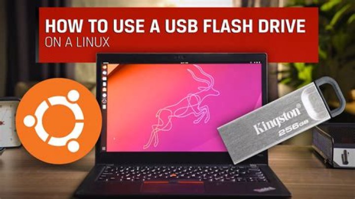 USB flash drive appears only in lsusb
