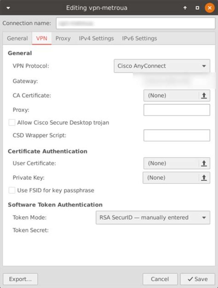 VPN with RSA SecurID