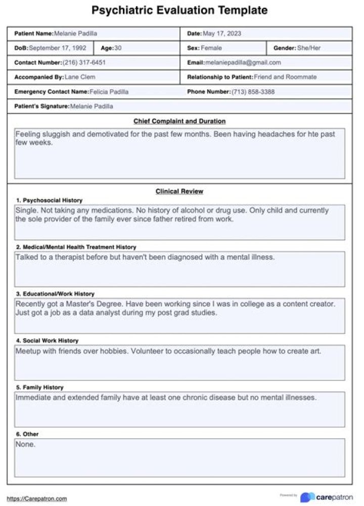 What affects the Psychiatric Report