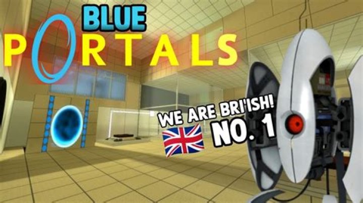 What does blue portal and orange portal signify?