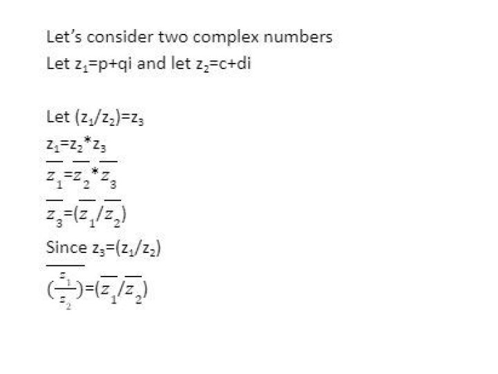 What does the inner product of two complex general vectors have to do with complex conjugation?