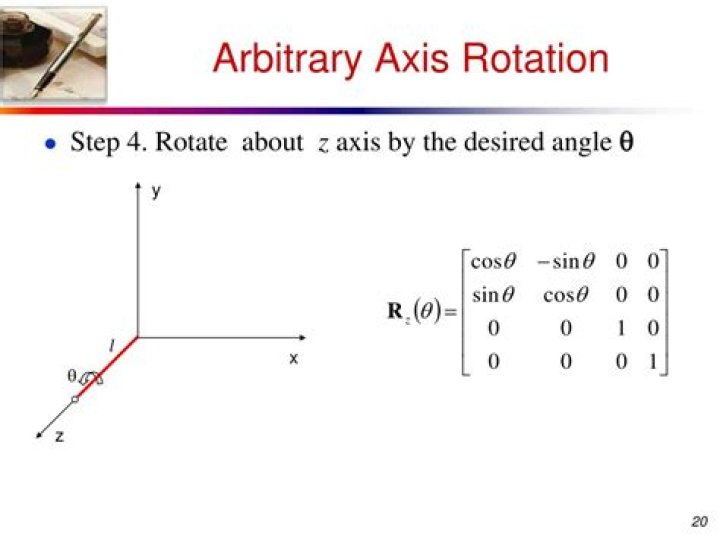 What is arbitrary axis