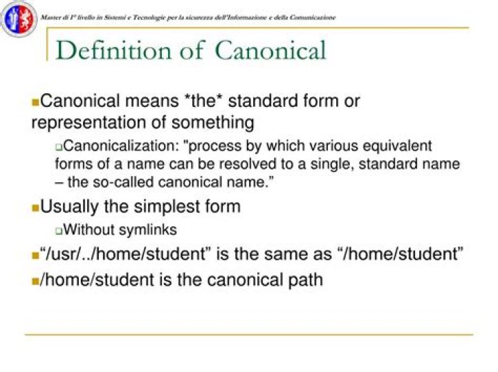 What is the definition of "canonical"? [duplicate]