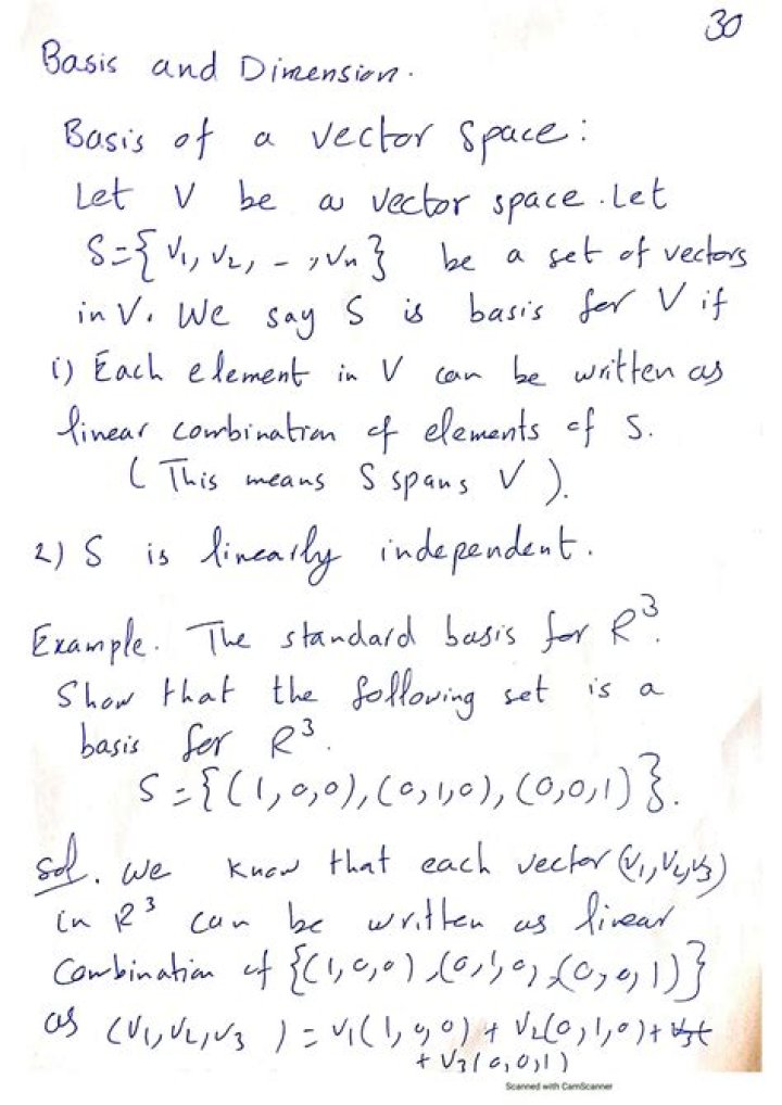 What is the difference (or connection) between the dimension of a vector space and the dimension in terms of bases?