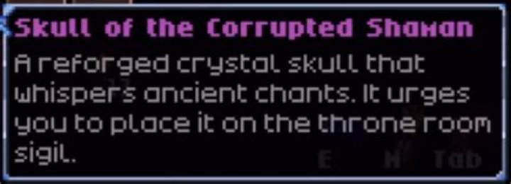 Where can I use Skull of the Corrupted Shaman?