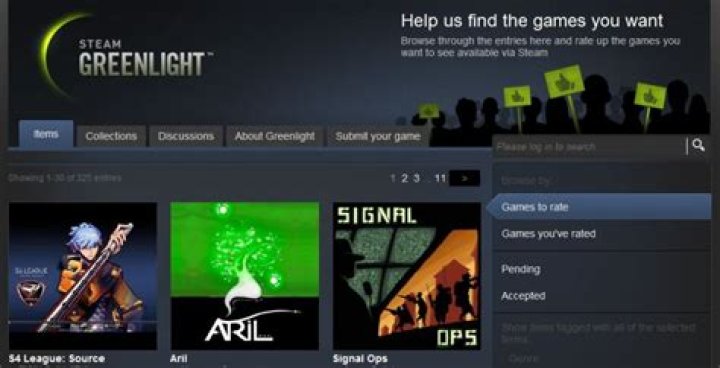 Where to search for steam greenlight games in the steam launcher?