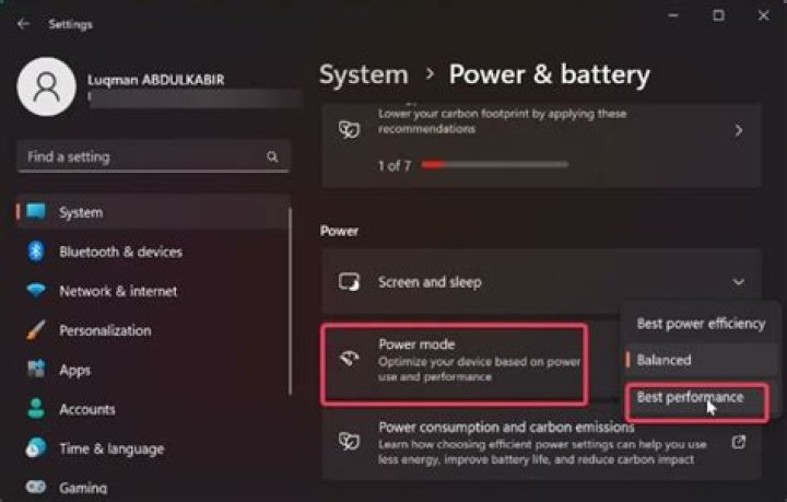Which tool with a square icon that has "Performance" and "Powersave" is this?