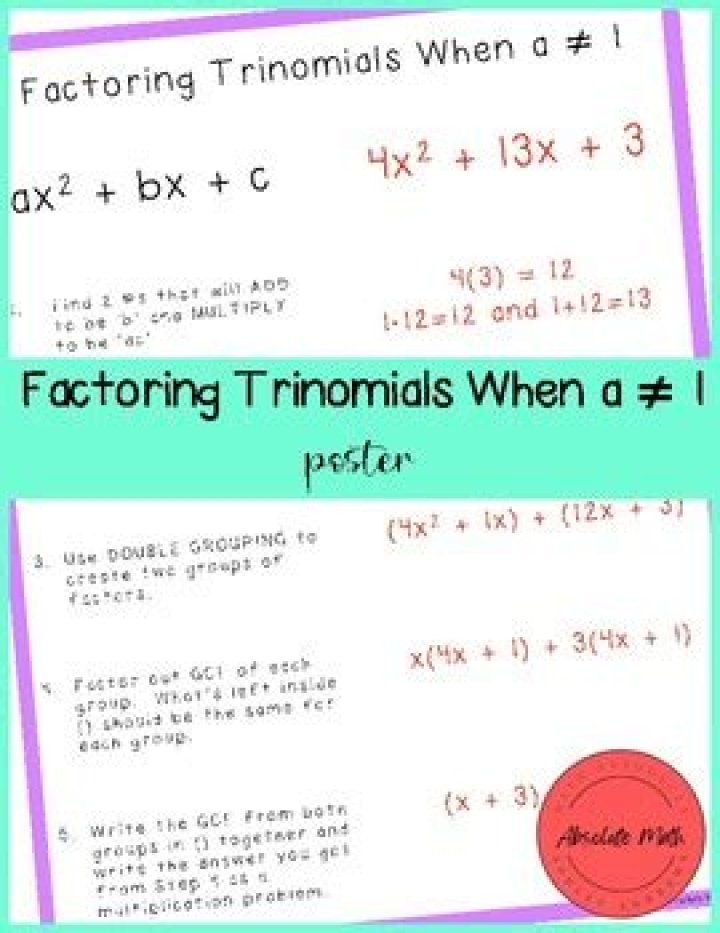 Why does the a*c cheat work when factoring trinomials?
