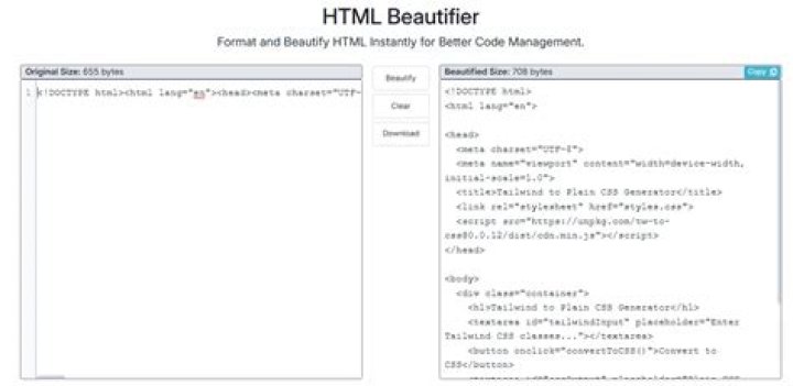 Why phpstorm don't beautify HTML code?