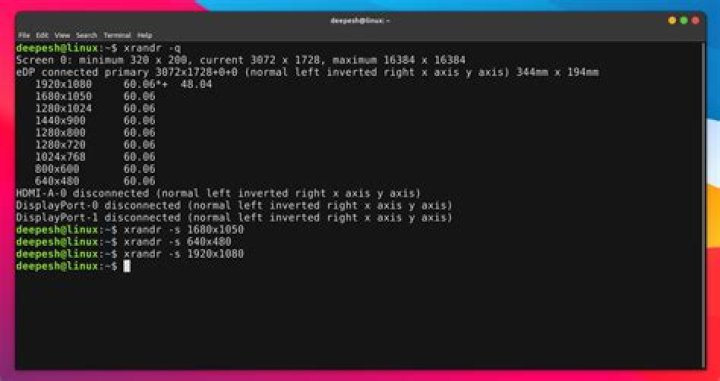 xrandr linux cursor reverse operation in portrait mode